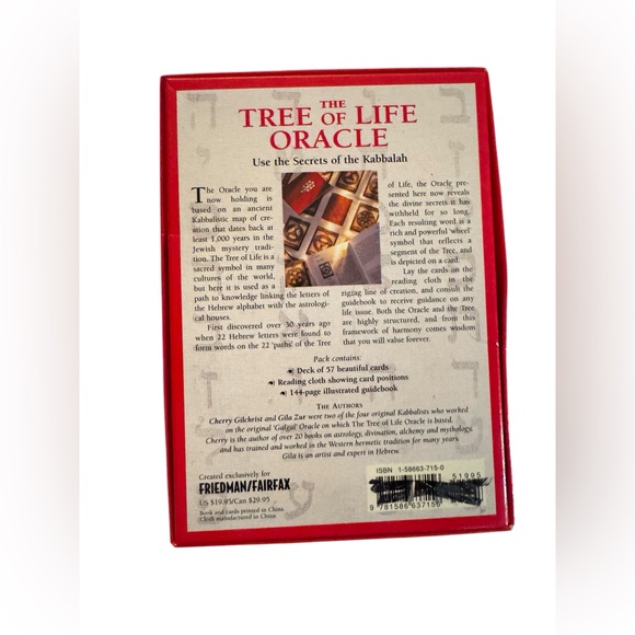 The Tree of Life Oracle Deck Boxed Set LN Kabbalah - Picture 2 of 4